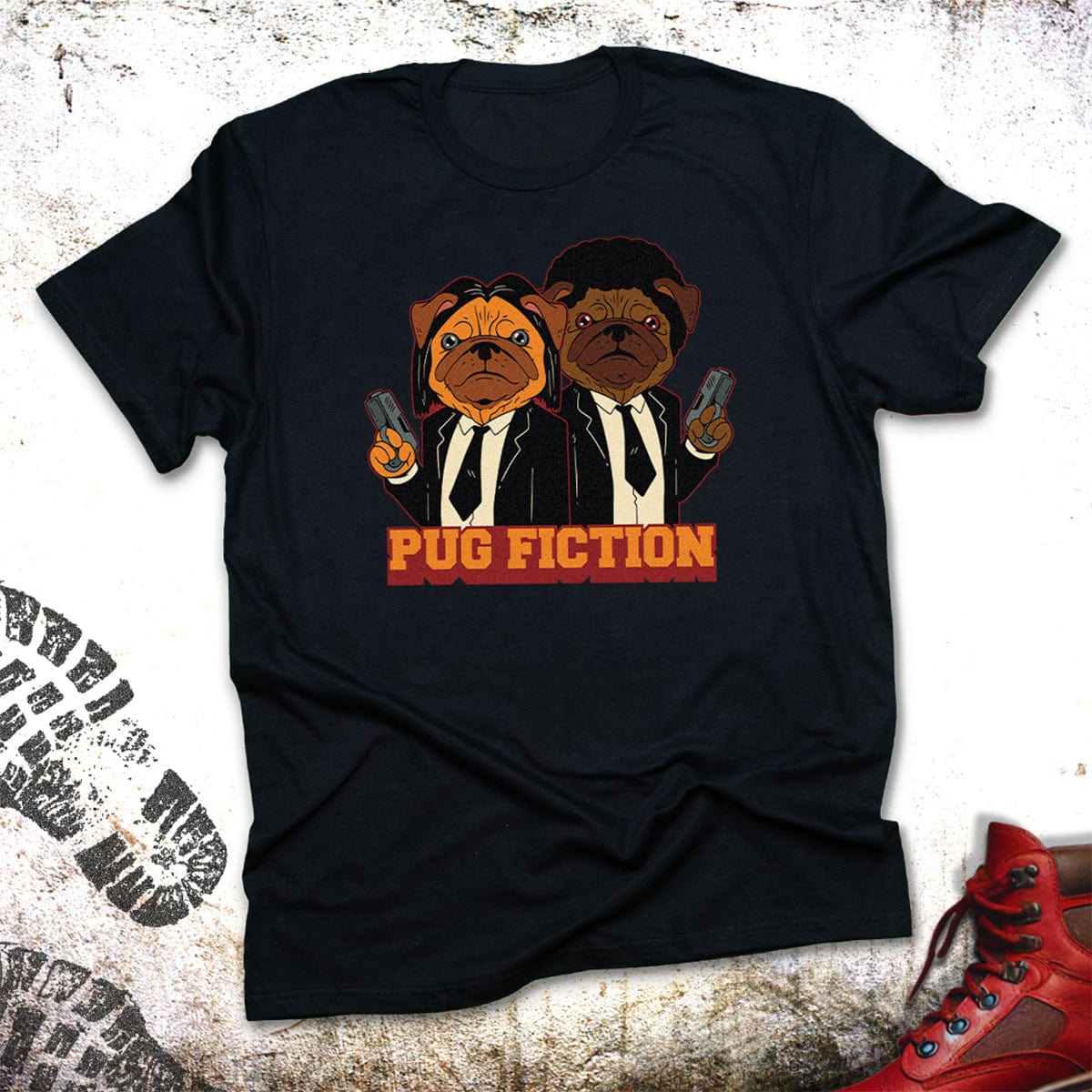 Pug Fiction - Unisex T-Shirt