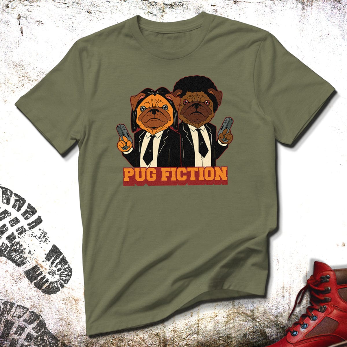 Pug Fiction - Unisex T-Shirt