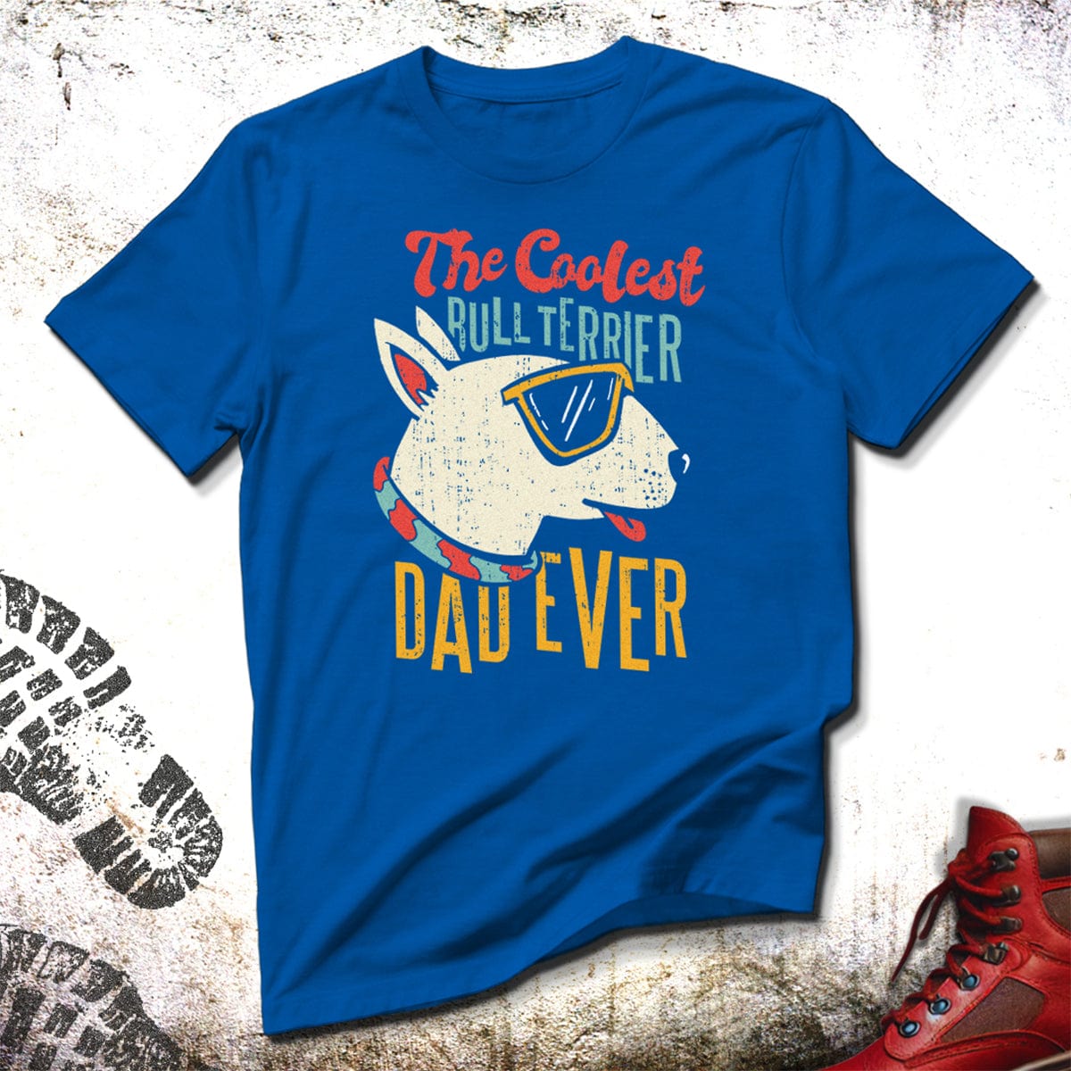 Coolest Bull Terrier Dad - Unisex T-Shirt
