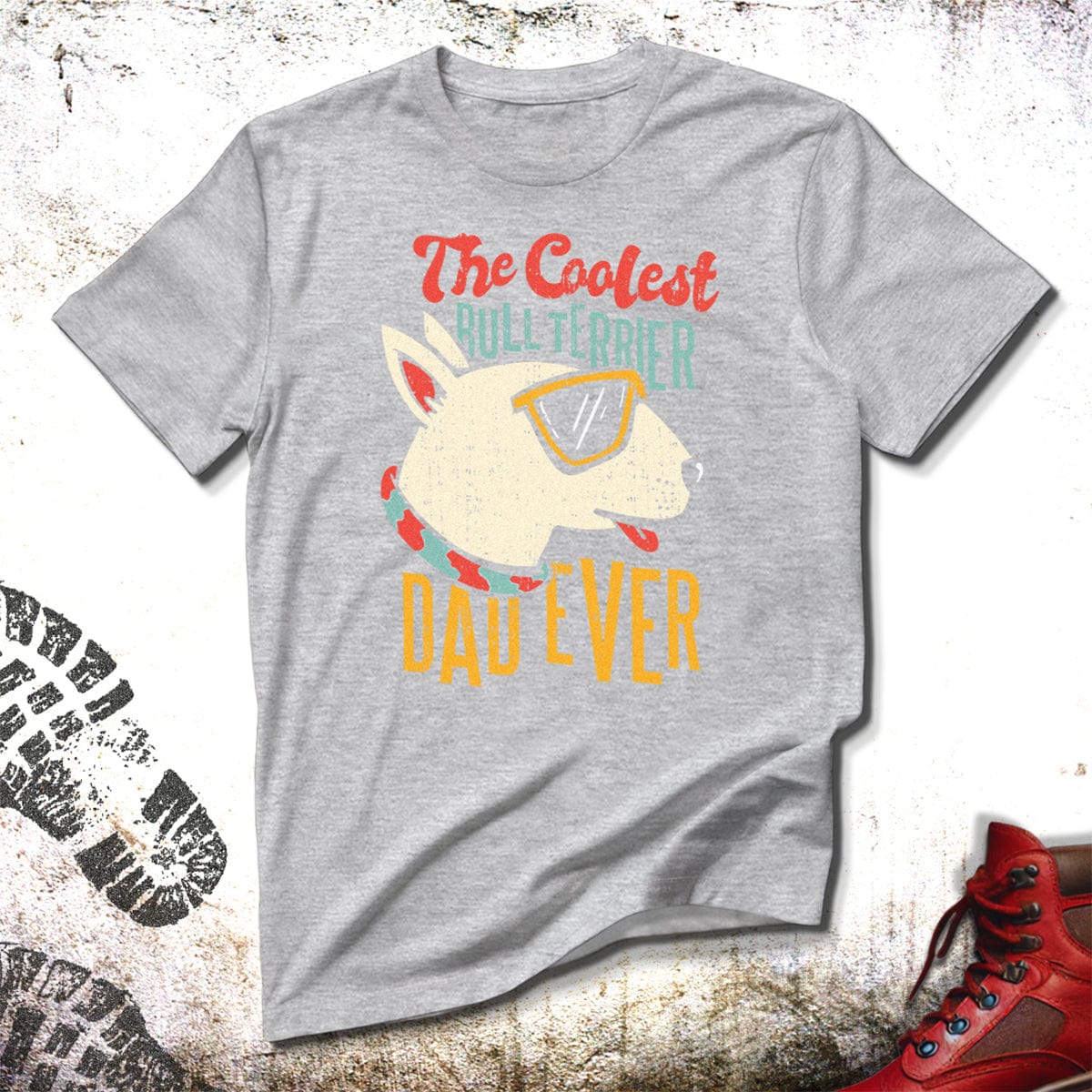 Coolest Bull Terrier Dad - Unisex T-Shirt