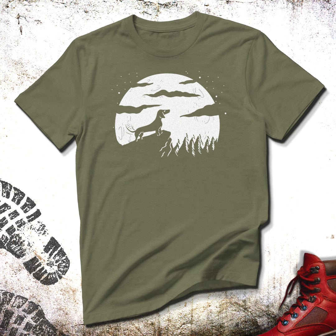Little Dog and The Moon - Unisex T-Shirt