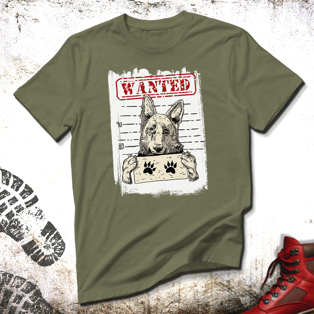 Wanted German Shepherd - Unisex T-Shirt