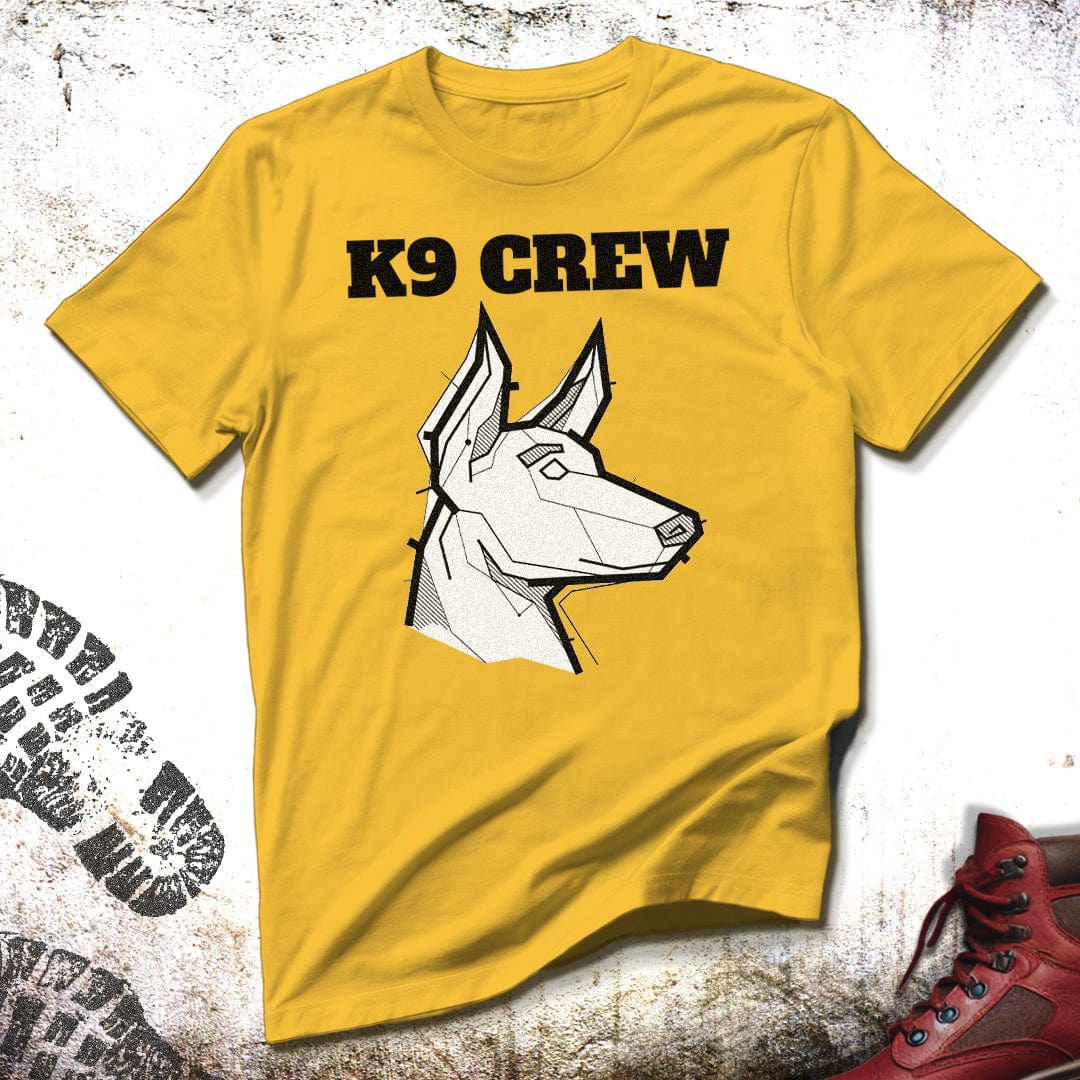 K9 Crew Line Art - Unisex Fit T-Shirt