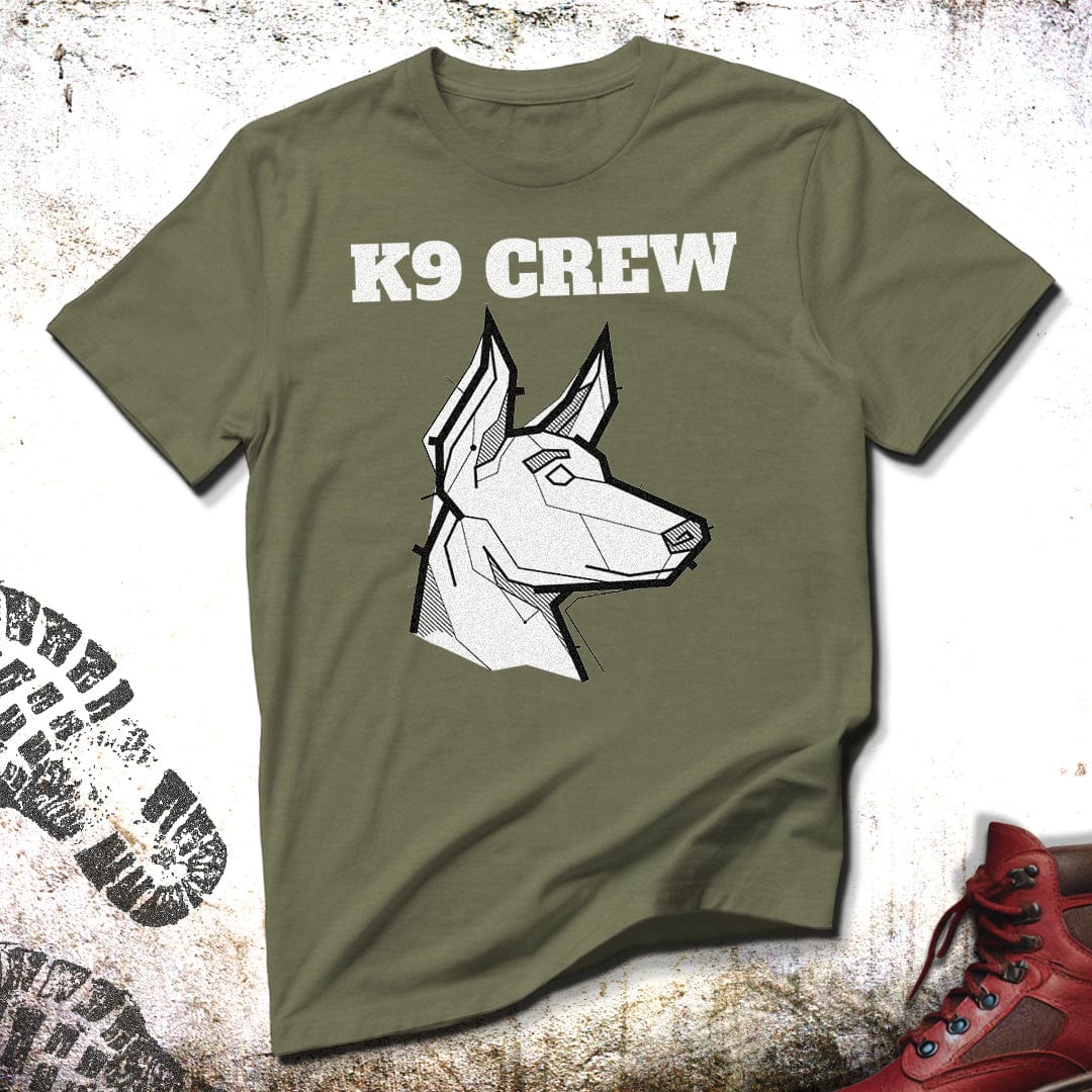 K9 Crew Line Art - Unisex Fit T-Shirt