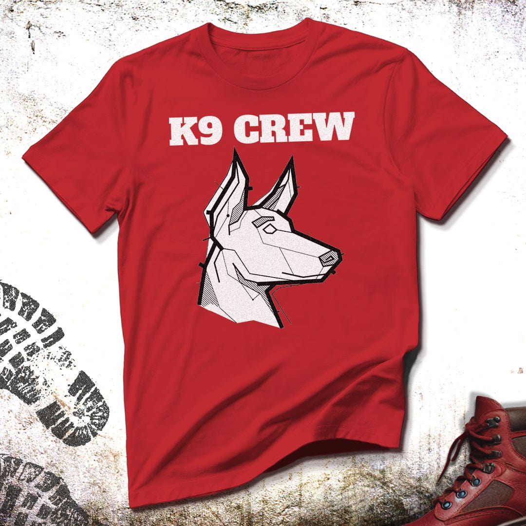 K9 Crew Line Art - Unisex Fit T-Shirt