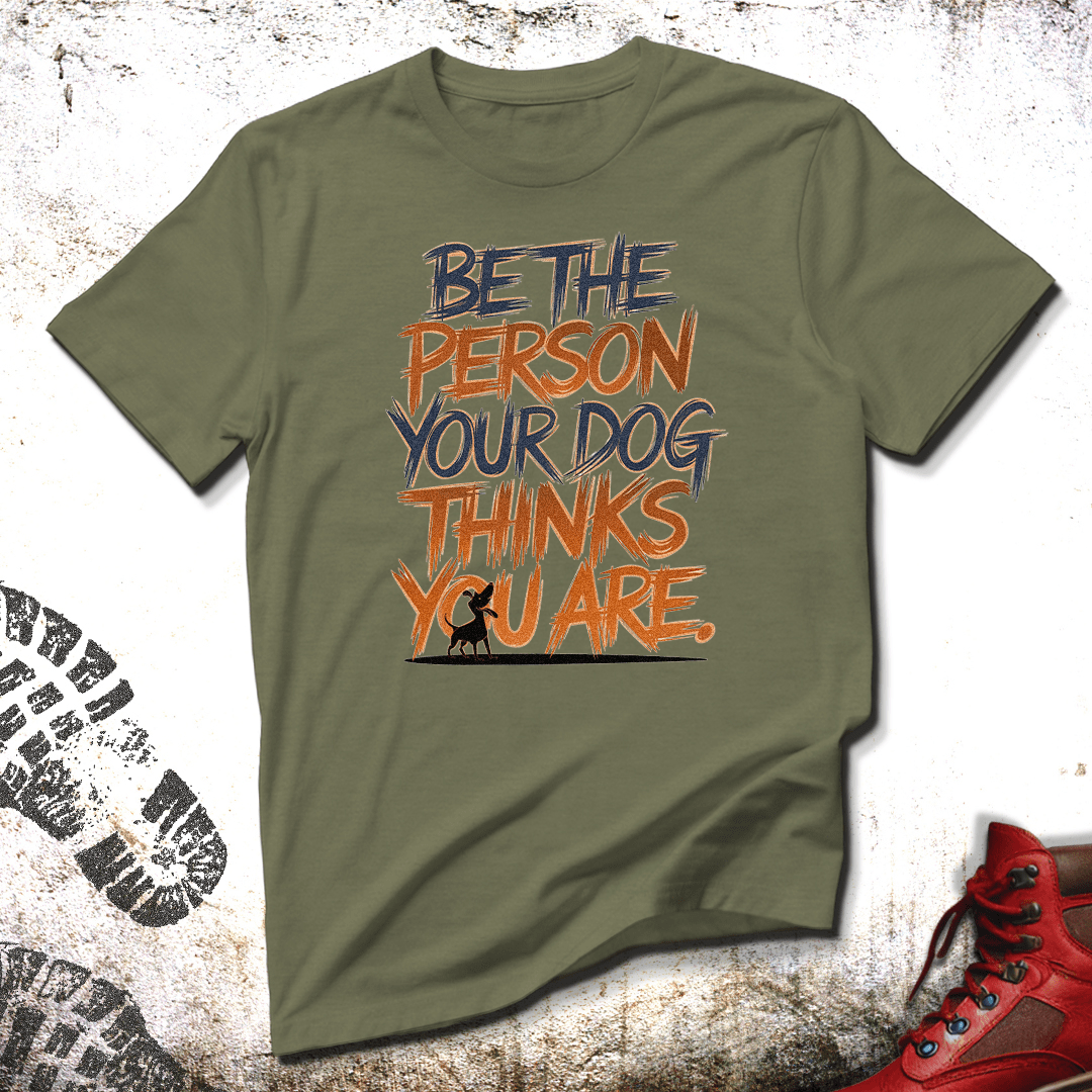 Be The Person Your Dog Thinks You Are - Unisex T-Shirt