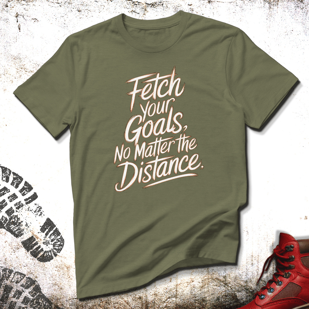 Fetch Your Goals No Matter The Distance - Unisex T-Shirt