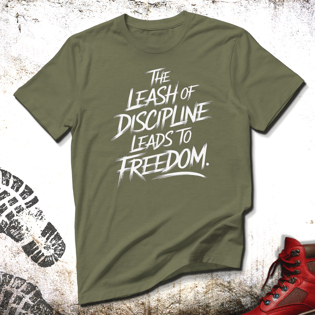 The Leash Of Discipline Leads to Freedom - Unisex T-Shirt