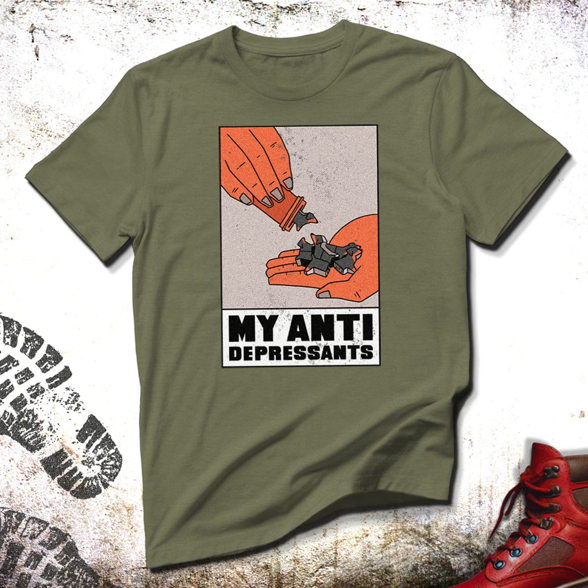 My Doggie Anti-Depressants - Unisex T-Shirt