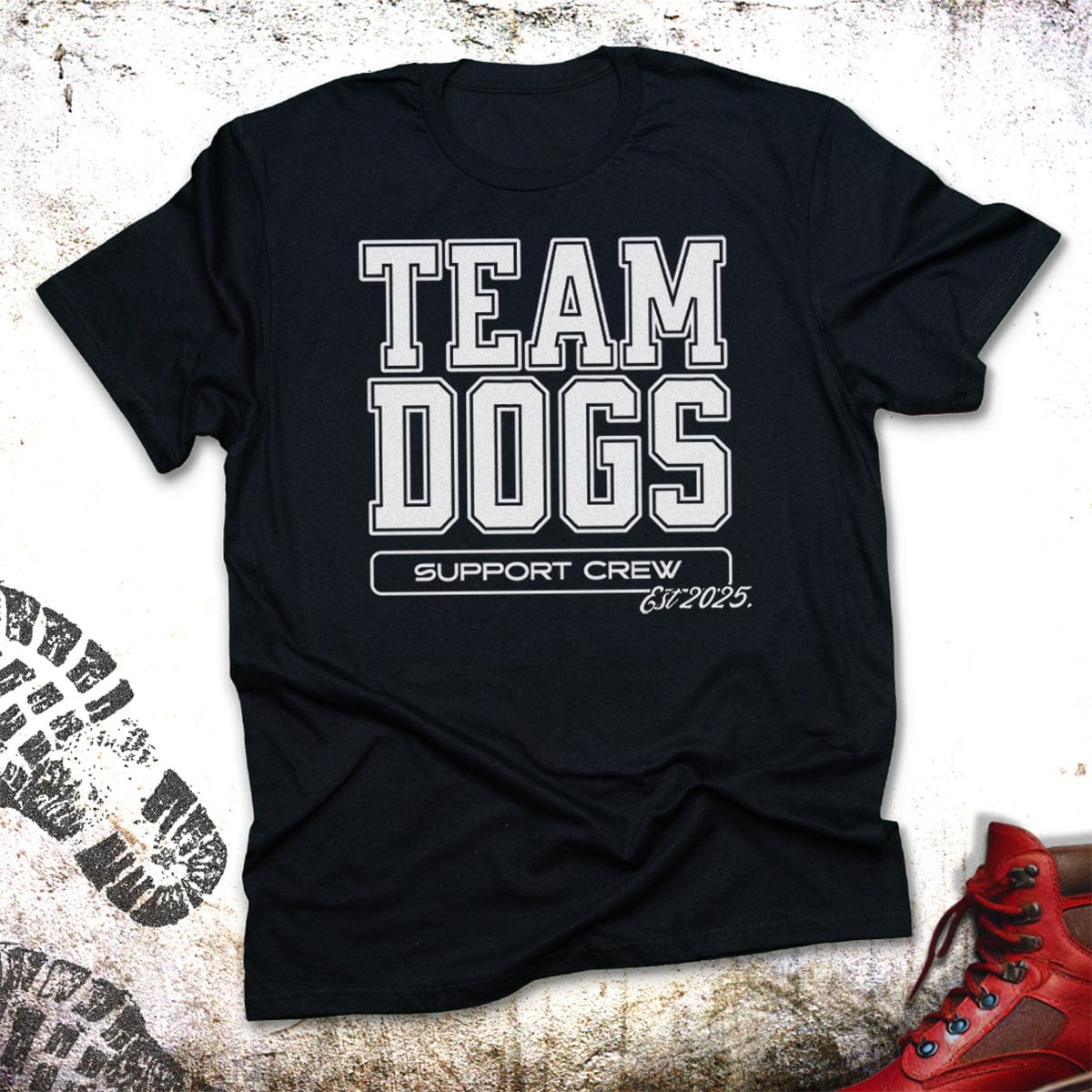 Team Dogs Support Crew - Unisex T-Shirt