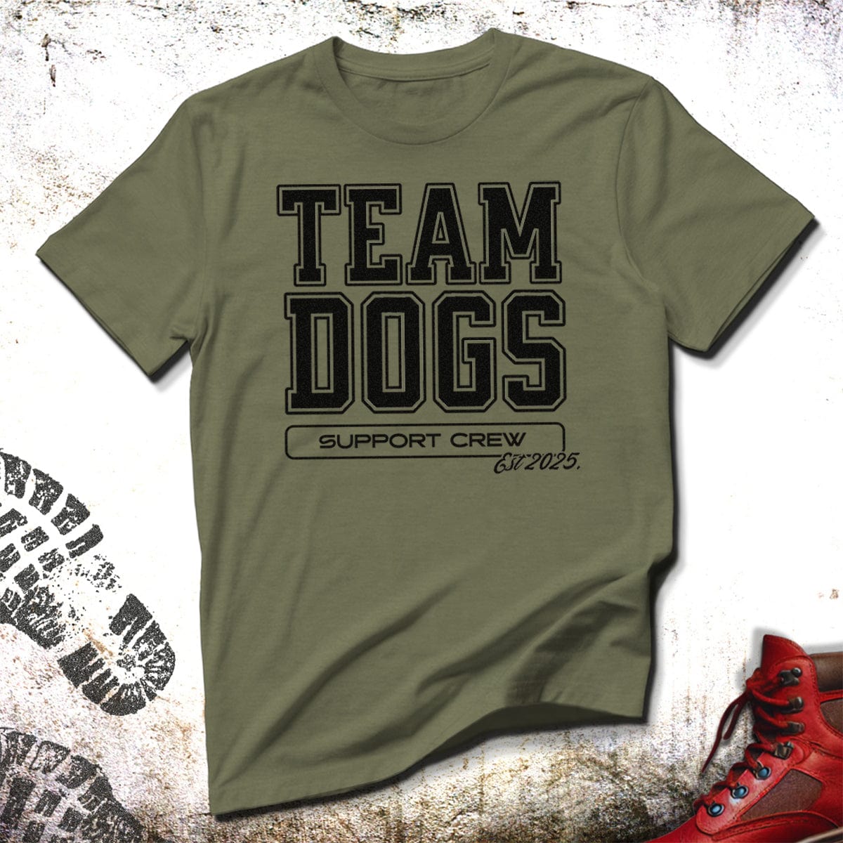 Team Dogs Support Crew - Unisex T-Shirt
