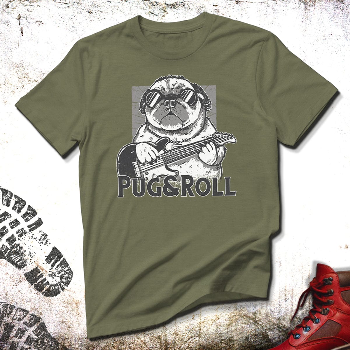 Pug and Roll  - Unisex T-Shirt