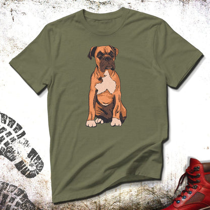 Boxer Portrait  - Unisex T-Shirt