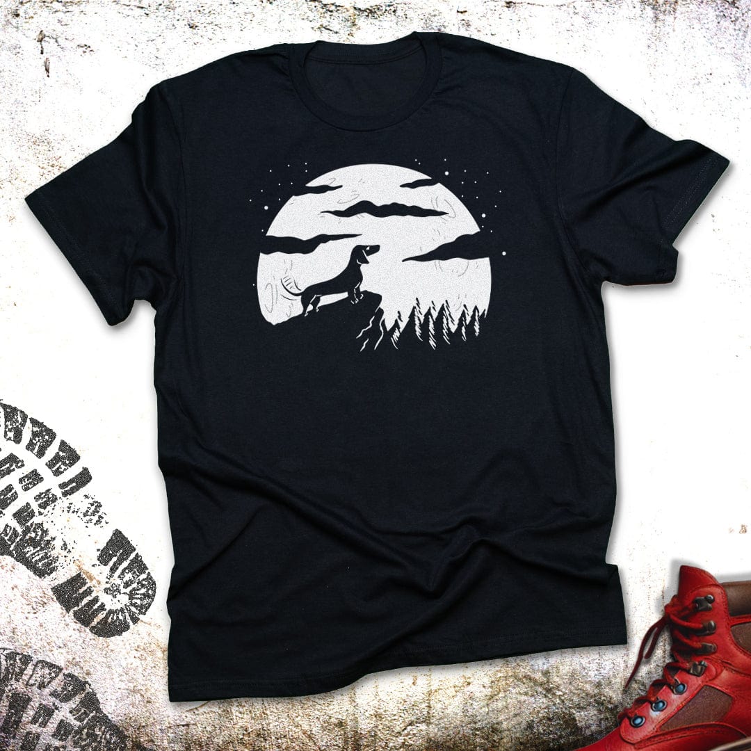 Little Dog and The Moon  - Unisex T-Shirt