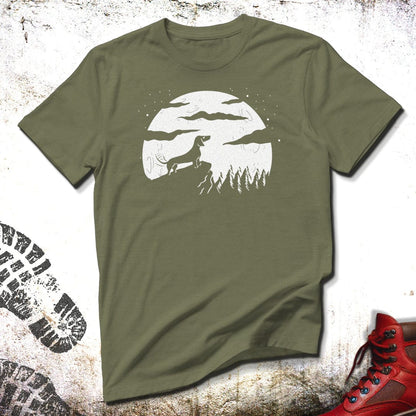 Little Dog and The Moon  - Unisex T-Shirt
