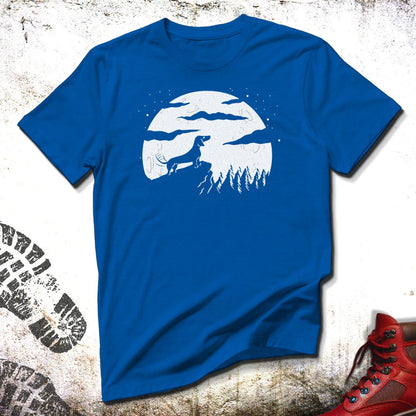 Little Dog and The Moon  - Unisex T-Shirt