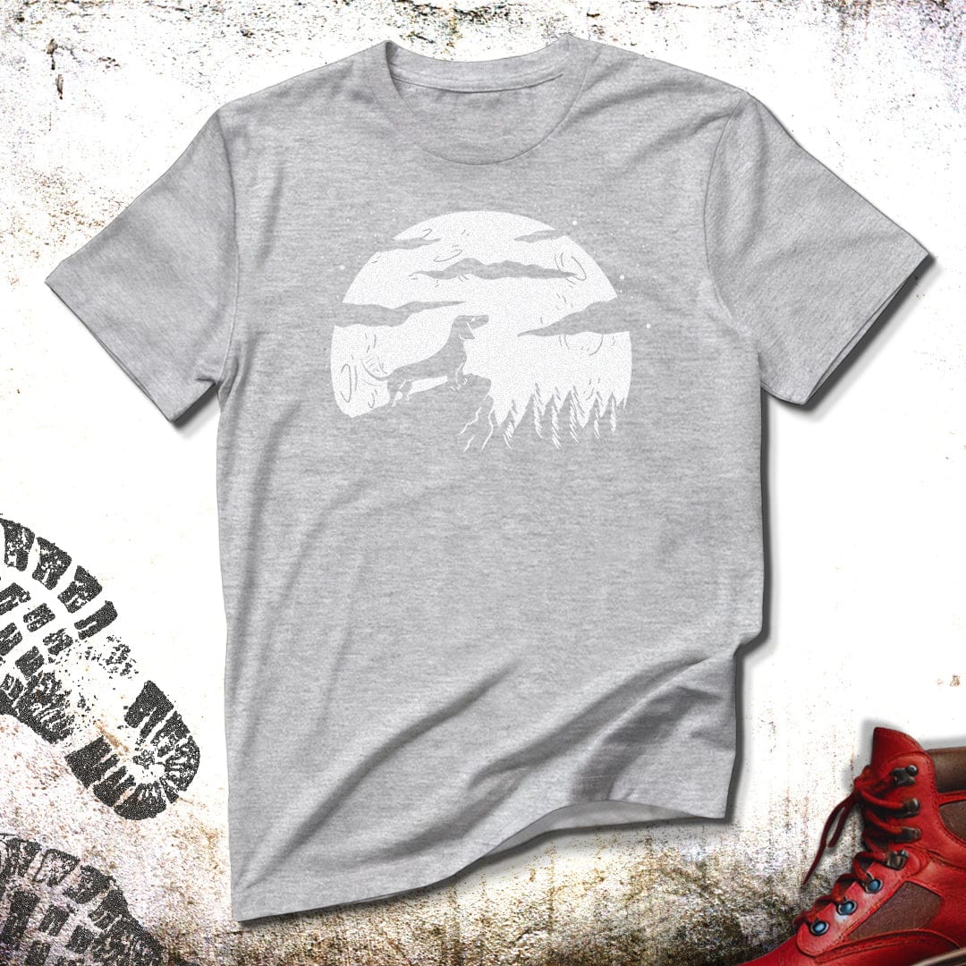 Little Dog and The Moon  - Unisex T-Shirt