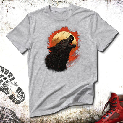 Howling Wolf Raging Sun - Unisex T-Shirt