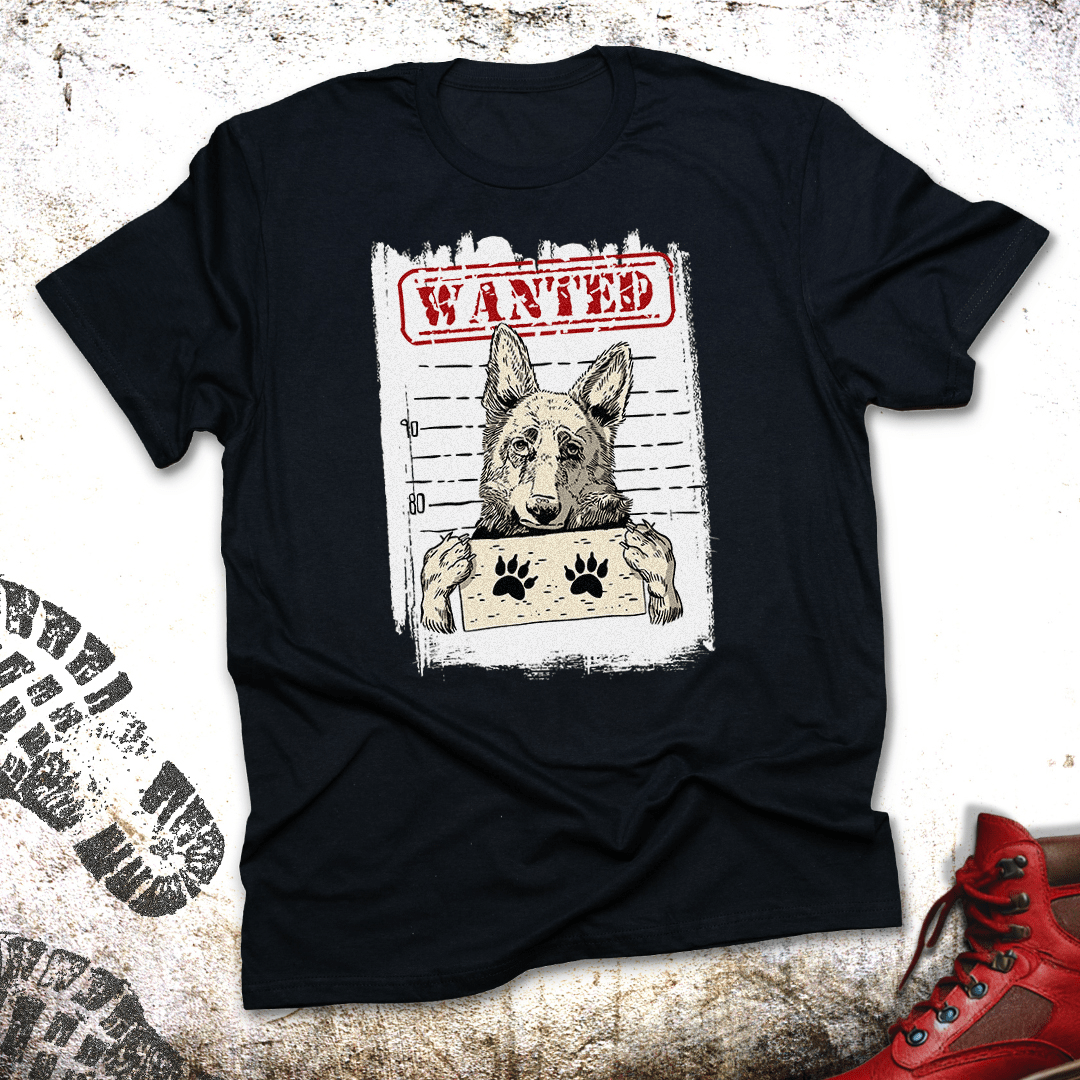 Wanted German Shepherd - Unisex T-Shirt