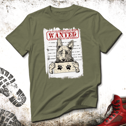 Wanted German Shepherd - Unisex T-Shirt