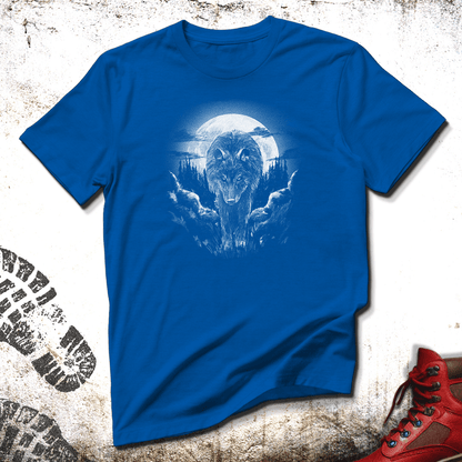 Wolf and Moon - Unisex T-Shirt