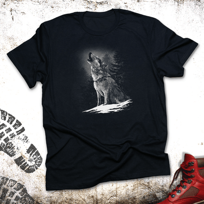 Wolf In The Snow  - Unisex T-Shirt