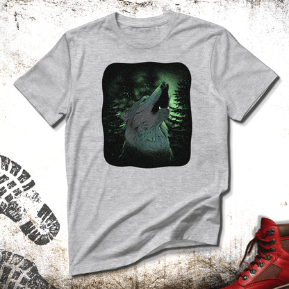 Wolf At Night  - Unisex T-Shirt