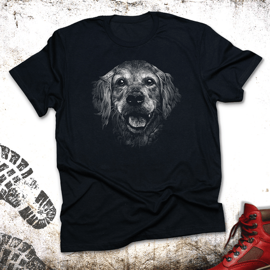 Happy Golden Retriever - Unisex T-Shirt