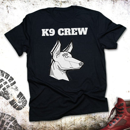 K9 Crew Line Art -  Unisex Fit T-Shirt