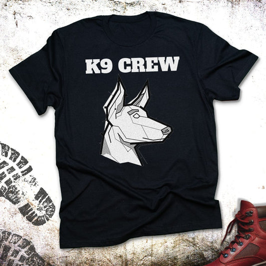 K9 Crew Line Art -  Unisex Fit T-Shirt
