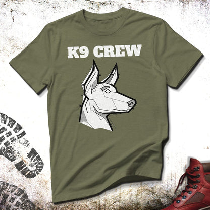 K9 Crew Line Art -  Unisex Fit T-Shirt