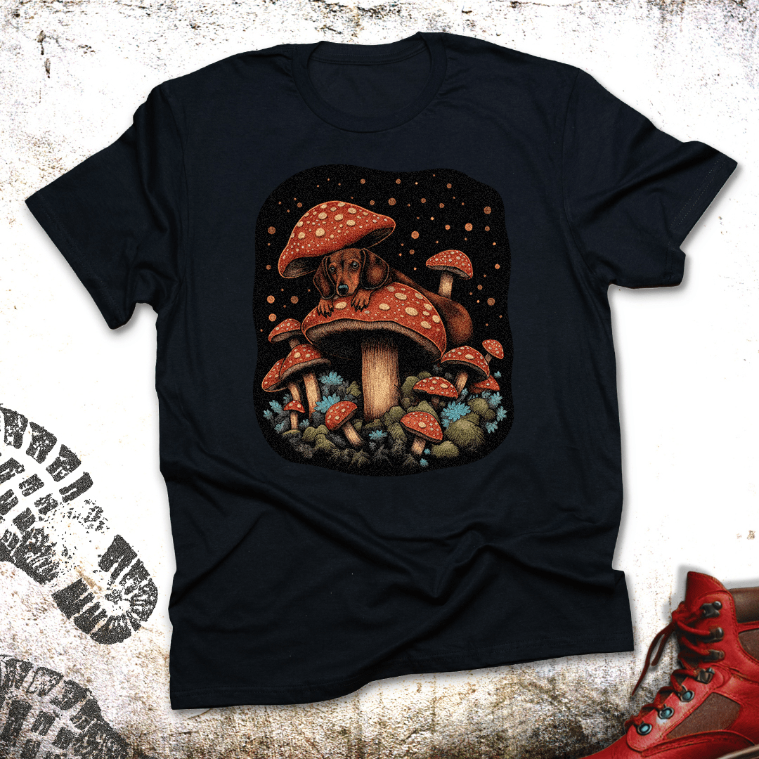 Dog On The Shrooms - Unisex T-Shirt