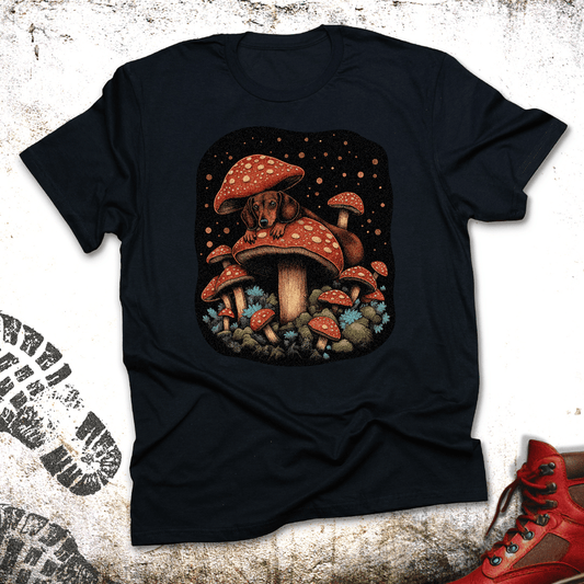 Dog On The Shrooms - Unisex T-Shirt