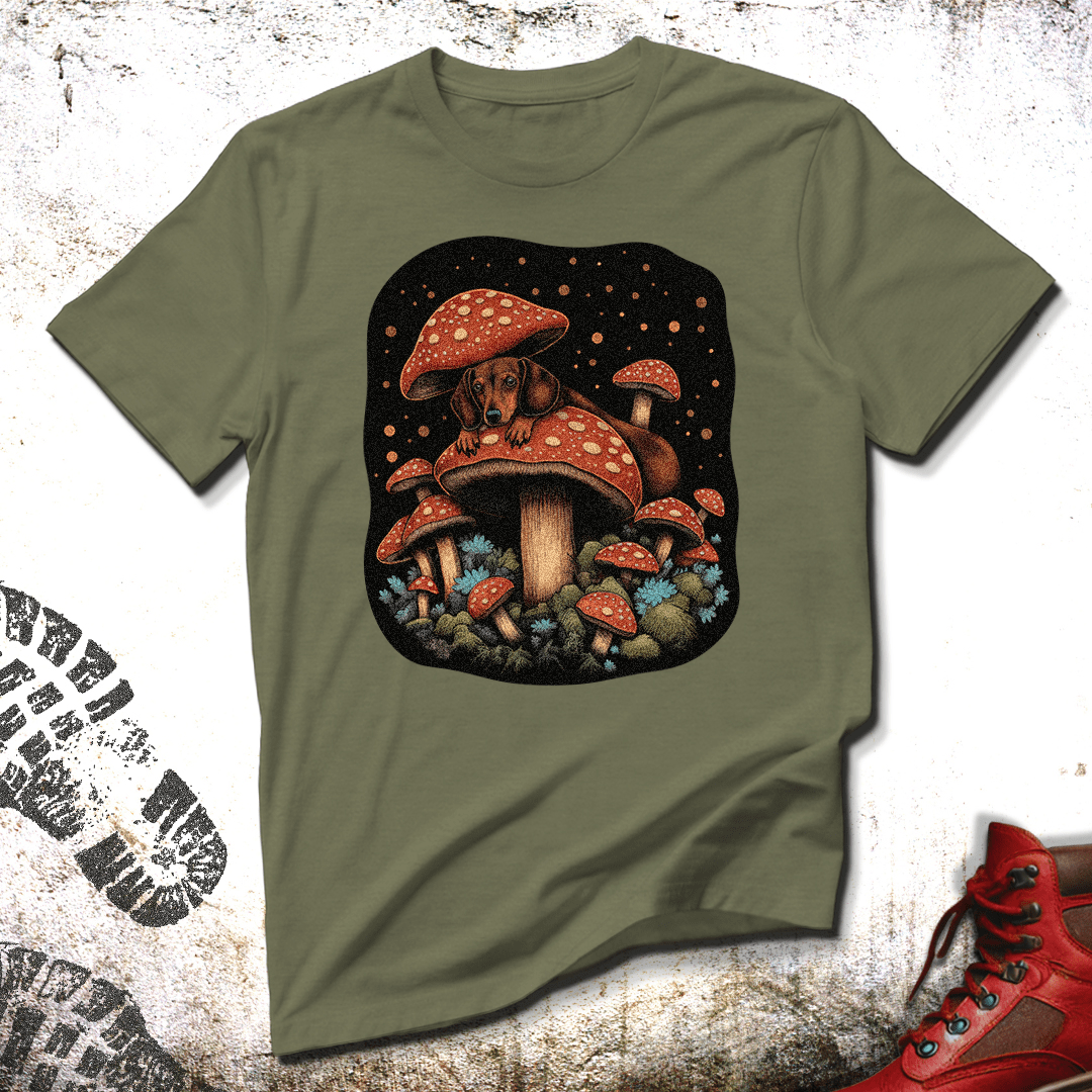 Dog On The Shrooms - Unisex T-Shirt