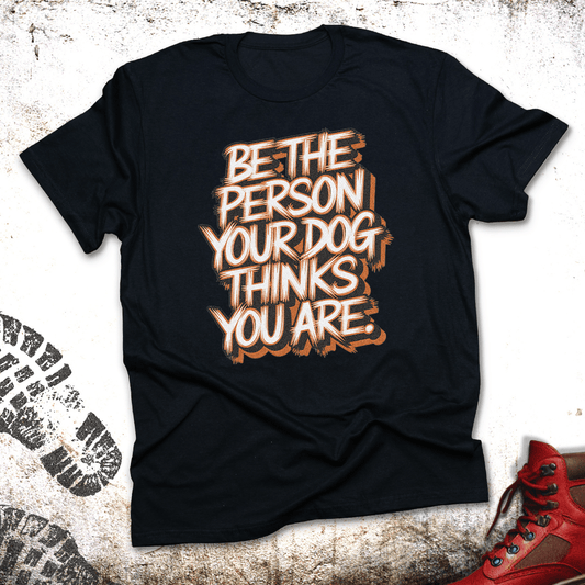 Be The Person Your Dog Thinks You Are - Unisex T-Shirt