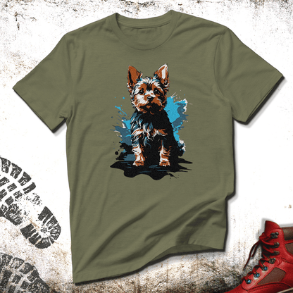 Terrier Splash (Yorkshire Terrier) - Unisex T-Shirt