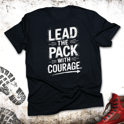 Lead The Pack With Courage - Unisex T-Shirt