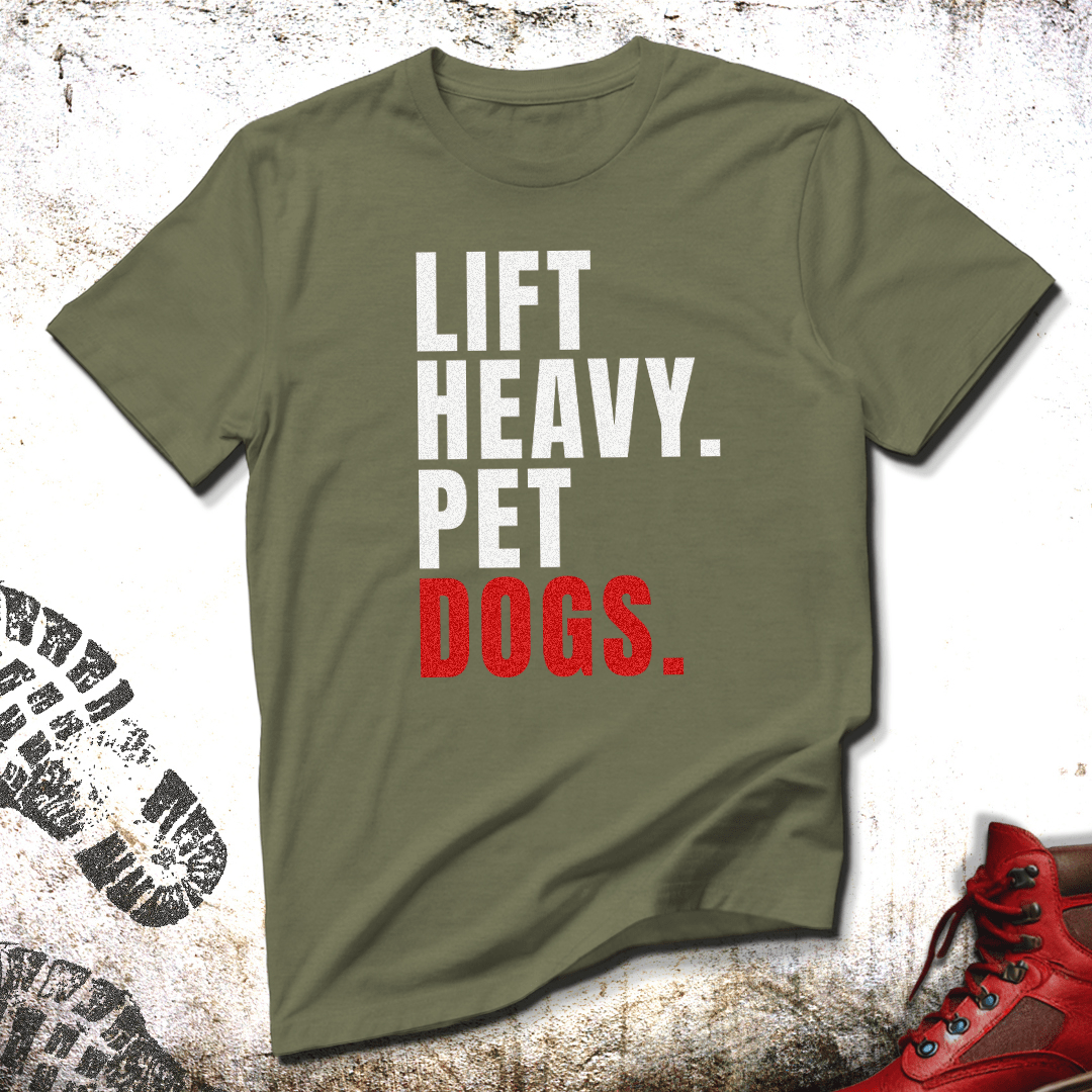 Lift Heavy Pet Dogs - Unisex T-Shirt