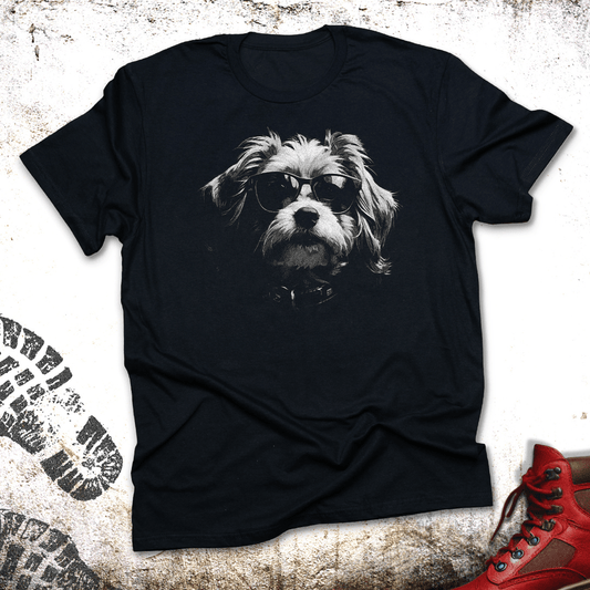 Dog Wearing Sunglasses - Unisex T-Shirt
