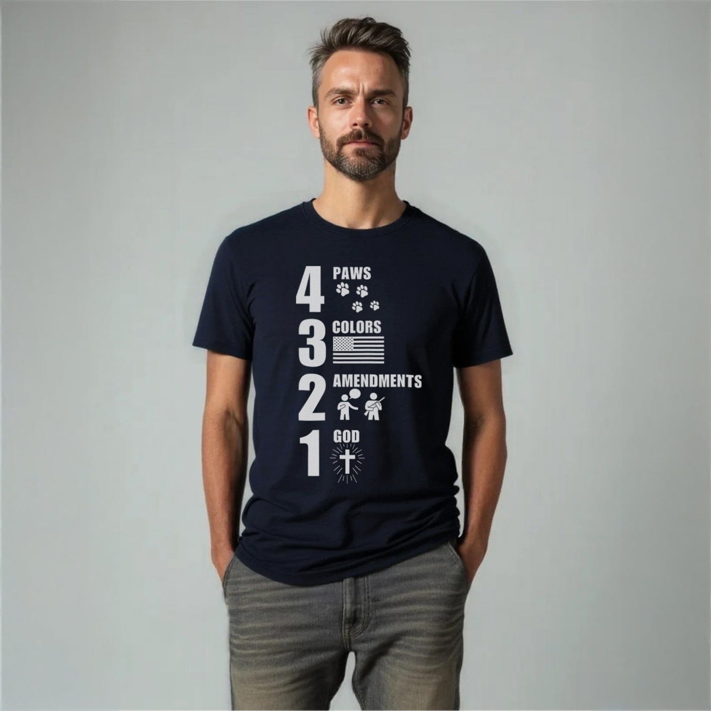 Paws and Patriotism - Unisex T-Shirt