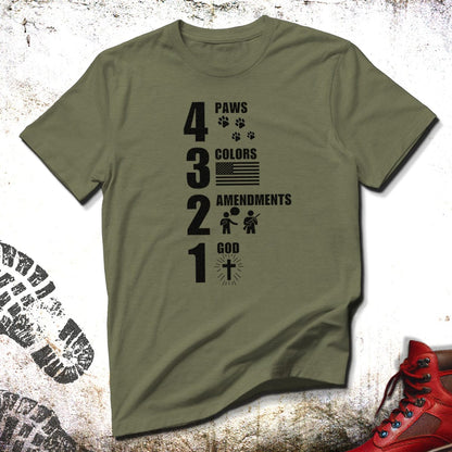 Paws and Patriotism - Unisex T-Shirt