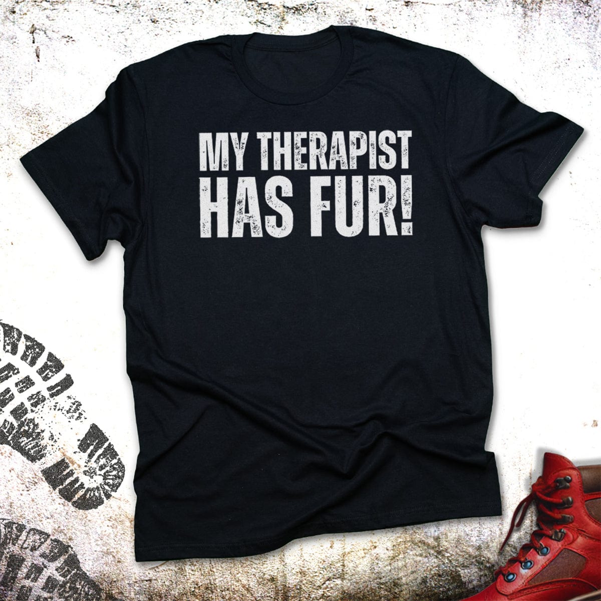 My Therapist Has Fur - Unisex T-Shirt