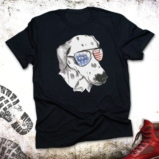 Patriotic Dalmatian - Unisex T-Shirt
