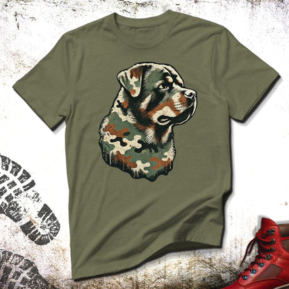 Camo Rottweiler - Unisex Fit T-Shirt