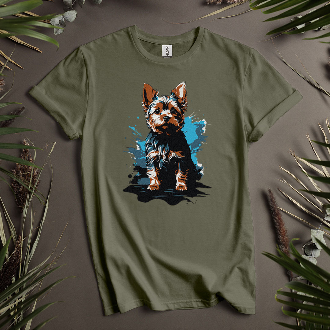 Terrier Splash (Yorkshire Terrier) - Unisex T-Shirt