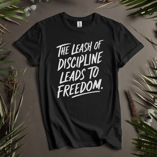 The Leash Of Discipline Leads to Freedom  - Unisex T-Shirt