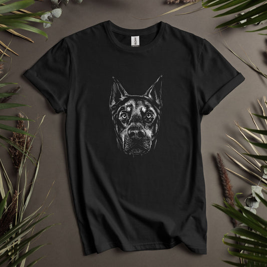 Doberman Portrait - Unisex T-Shirt