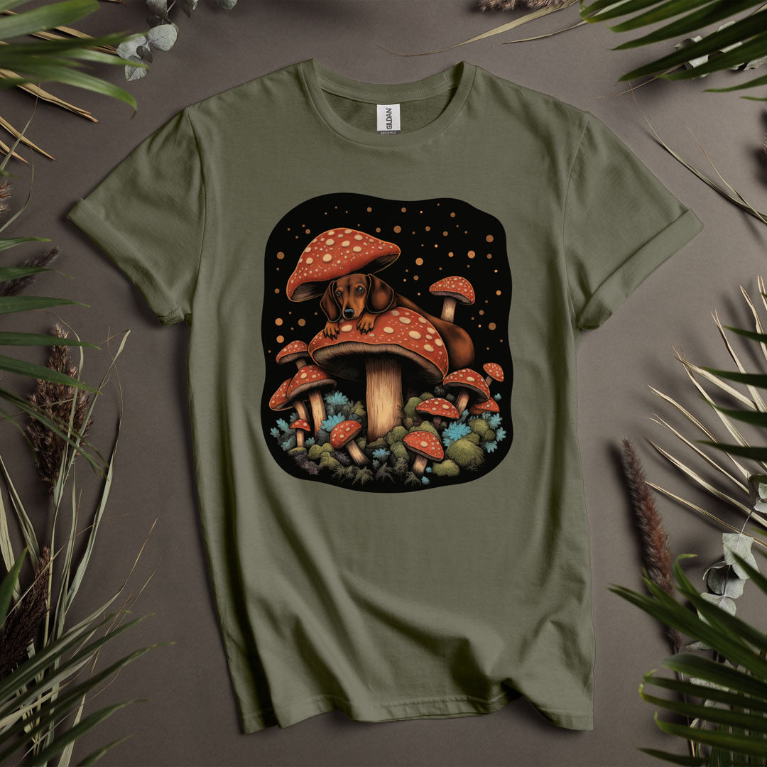 Dog On The Shrooms - Unisex T-Shirt