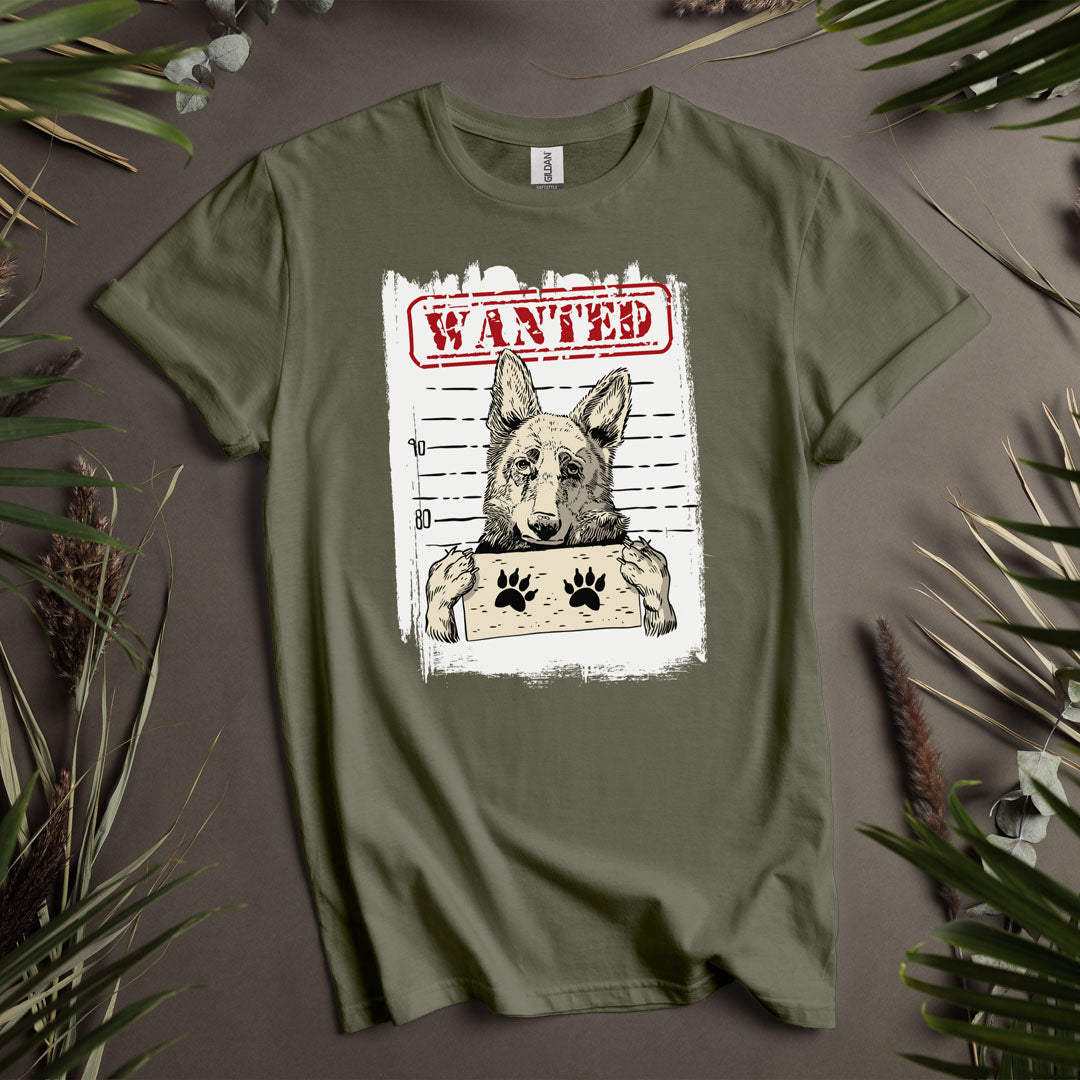 Wanted German Shepherd - Unisex T-Shirt