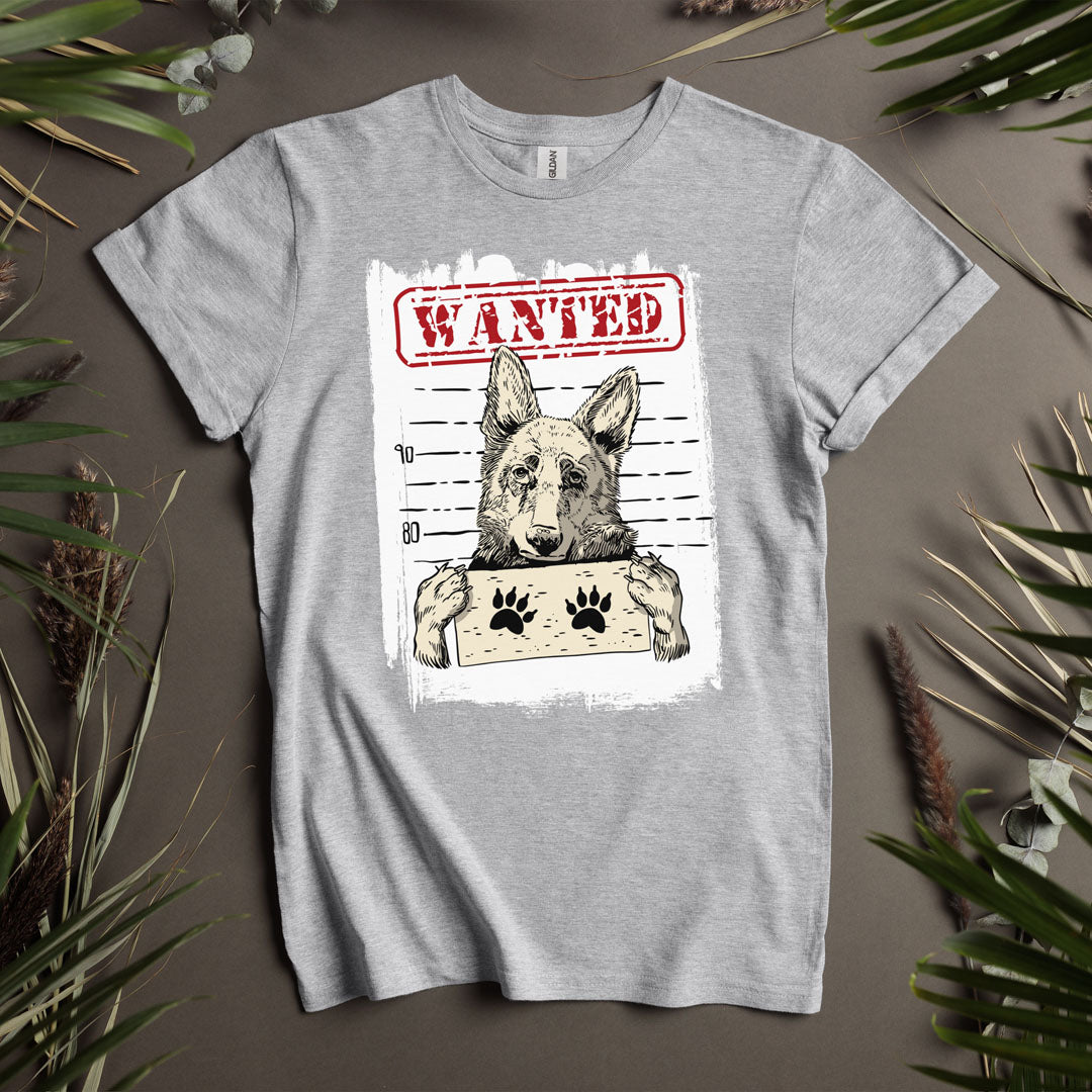 Wanted German Shepherd - Unisex T-Shirt